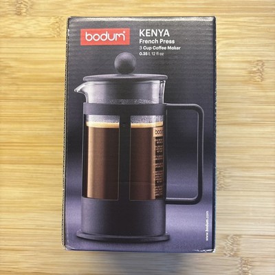 Bodum French Press Kenia - 0,3 l / 3 Tassen Manuelle Kaffeemaschine Kaffeemaschine Kaffeemaschine