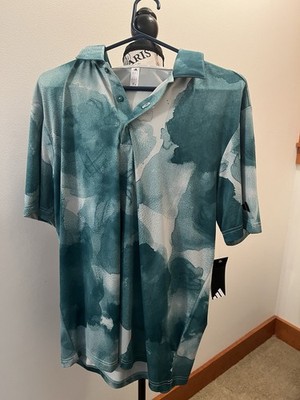 Adidas Multi Colored Button Up Shirt, Brand New With Tags, Size L