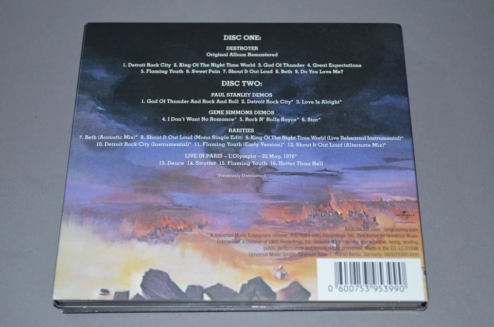 Kiss – Destroyer / UMe 2021 / Germany / 2CD Digipak Deluxe Edition / Rar - Bild 2 von 2