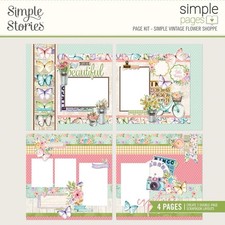 Simple Stories  SIMPLE PAGES  Simple Vintage Flower Shoppe Page Kit