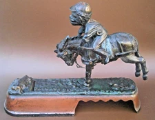 "ALWAYS DID' SPISE A MULE" Mechanical Bank by J. & E. Stevens Pat. 1879