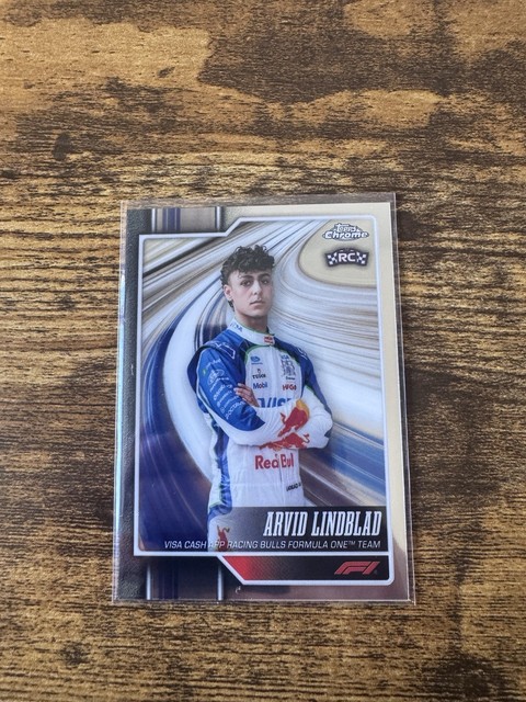 2026 Topps Chrome Formula 1 F1 #12 Arvid Lindblad RC