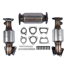 3Pcs Catalytic Converter Kit for Honda Accord 3.0L 2003 2007 45106 45108