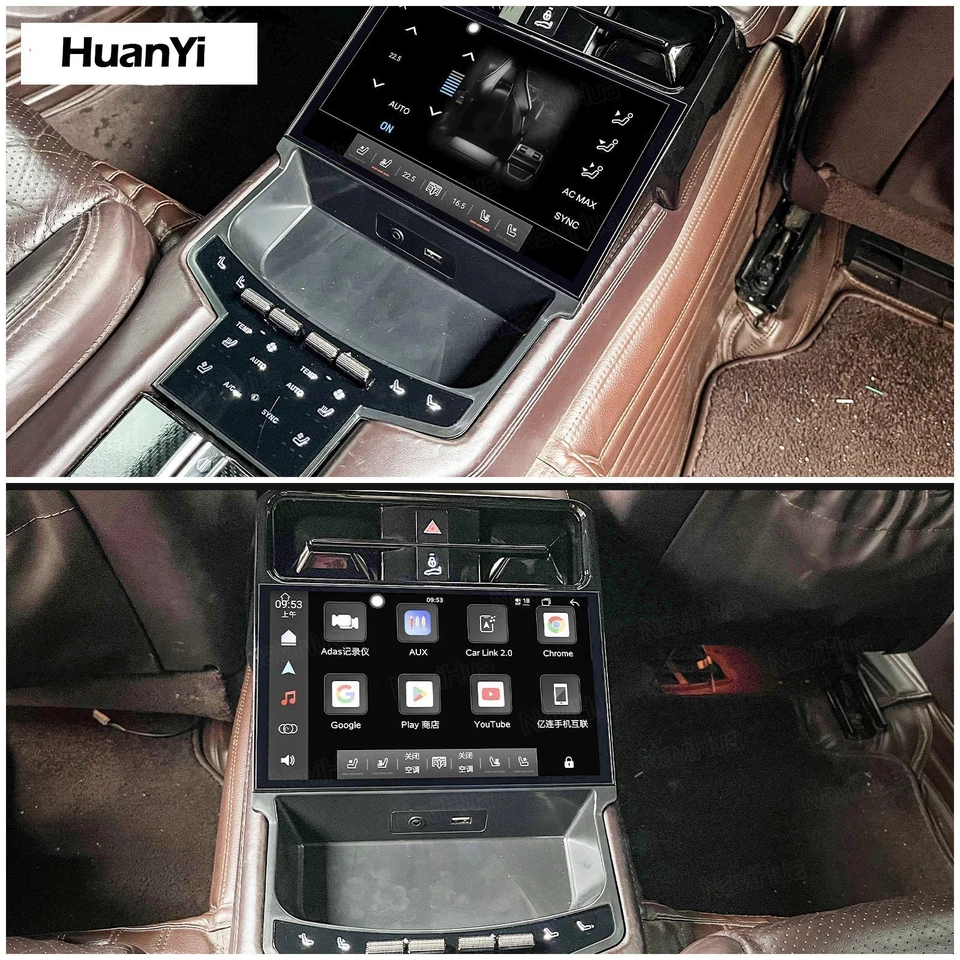 Panel de pantalla LCD de CA trasero digital para automóvil Porsche Panamera 970 2010-2016 Foto 3 de 4