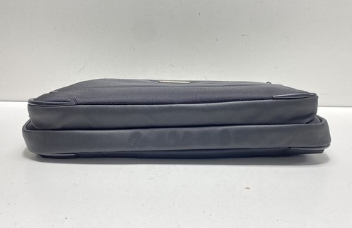 Briggs Riley Black Nylon Laptop Compartment Business Slim Black Briefcase - Picture 3 of 5