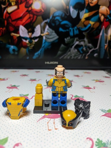WOLVERINE X-MEN 97 MINIFIG FIGURE deadpool smarvel hugh jackman 3rd party LEGO - Picture 3 of 5