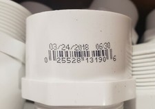 Lot of 10 Lasco Adapter Male PVC Fitting White 1-1/2-in x 1-1/2-in MIPT x S