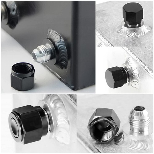 8Pcs 4AN 6AN 8AN 10AN 12AN Female Flare Fitting Cap Block off Nut Fuel Hose Cap - Imagen 3 de 15