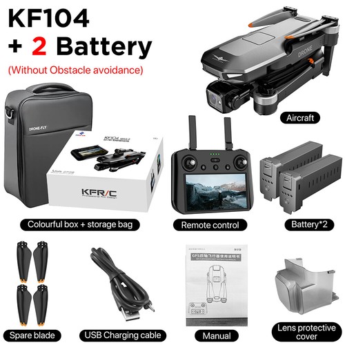 9IMOD KF104 MAX 4K HD GPS 3 ejes anti sacudidas motor sin escobillas plegable RC helicóptero - Imagen 16 de 21