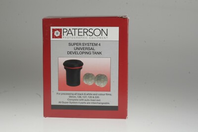 Paterson Super System 4. Entwicklungsdose für 35mm mit 2 Spiralen in OVP