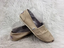 BOBS by Skechers 33645 Taupe Slip On Casual Comfort Shoes Size US 9.5 EUR 39.5