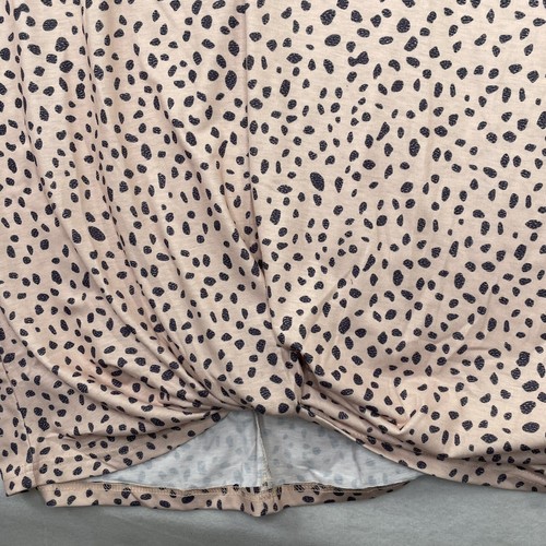 NEW - Womens Plus Size 3X Light Pink Cheetah Print Short Sleeve Boutique Top - Picture 11 of 13