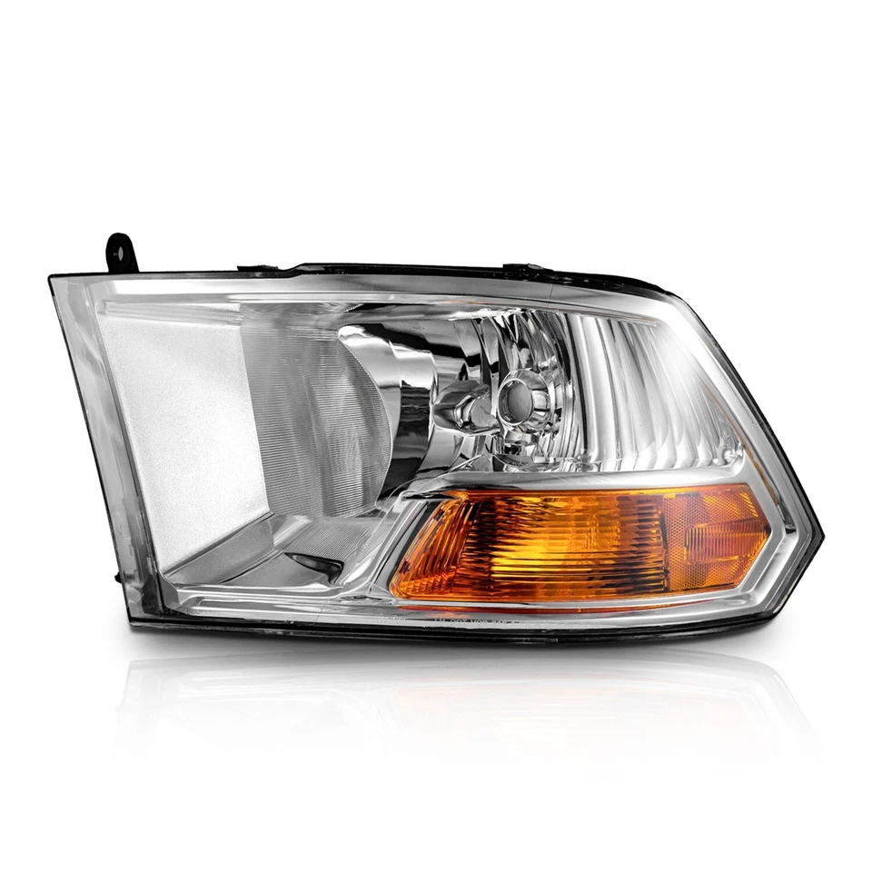 Pair Headlights Assembly For 2009-2012 Dodge Ram 1500 2500 3500 Halogen Headlamp Foto 4 de 4