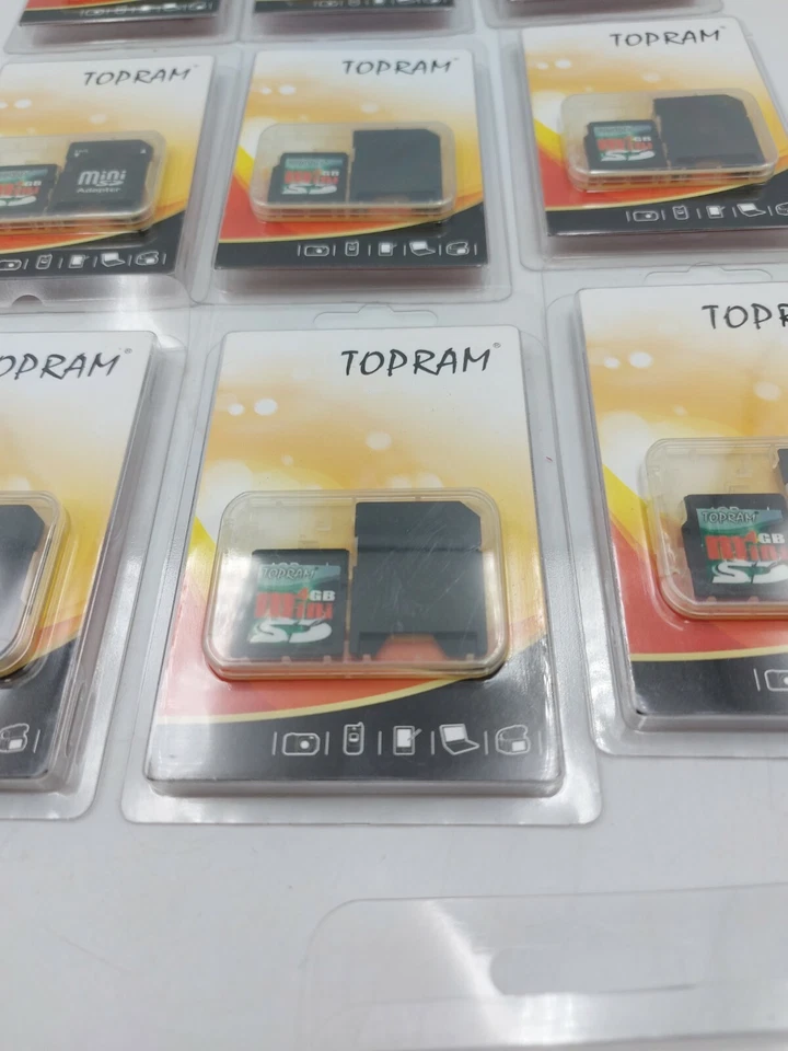 10+1 UNITS  TOPRAM 4GB 4G SD Card - Image 4 of 4