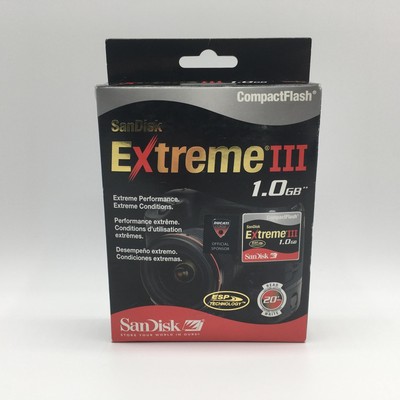 Einzelhandel SanDisk 1 GB Extreme III CompactFlash-Karte (SDCFX3-1024-901)