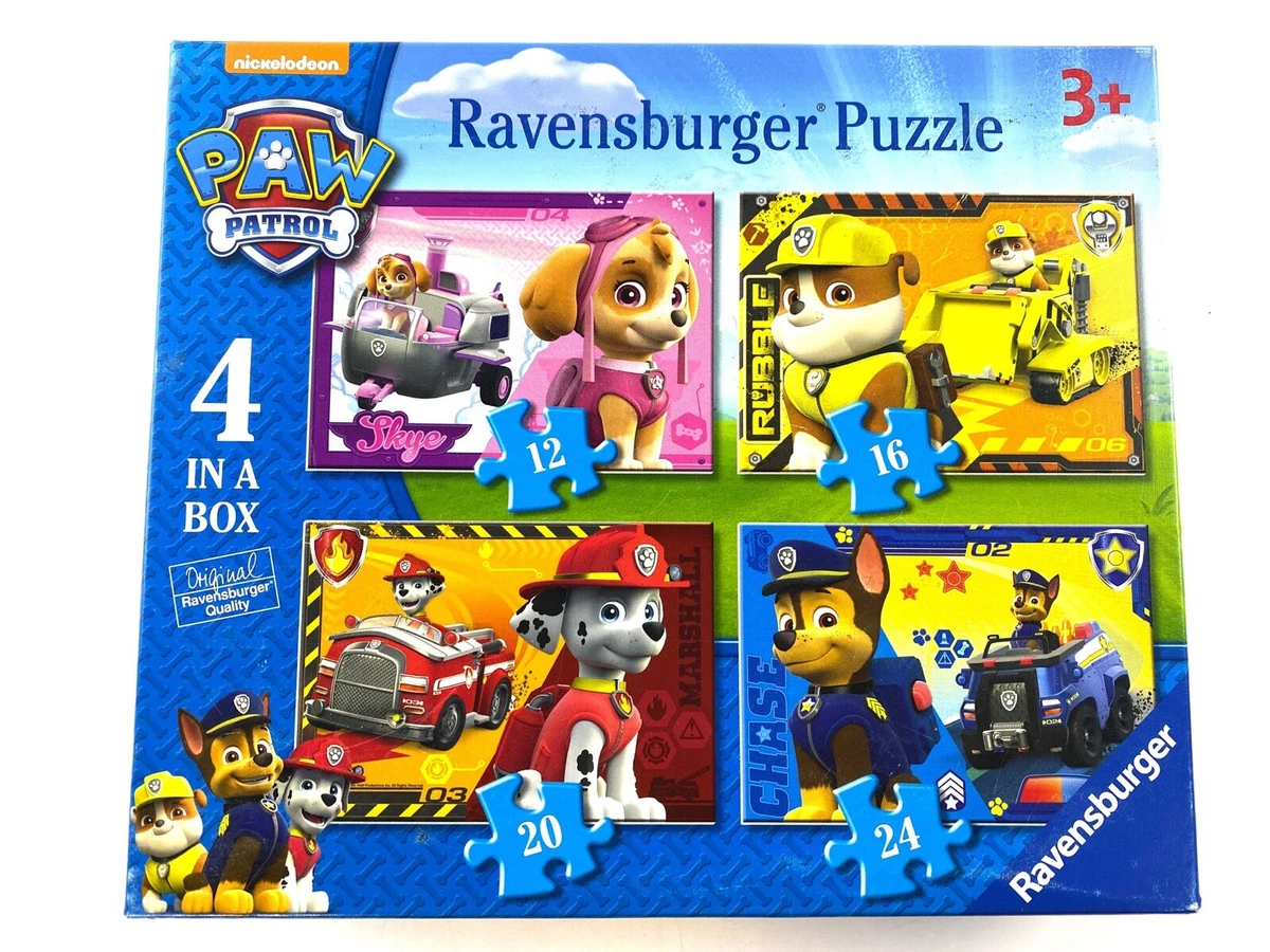 Ravensburger paw patrol 4 in a on sale box puzzle