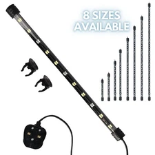 Aquarium Fish Tank Submersible LED Light Lamp Tube Bar White & Blue - UK Plug