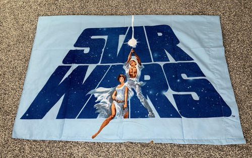 Vintage STAR WARS Pillowcase Luke-Princess Leia- Standard 30X20