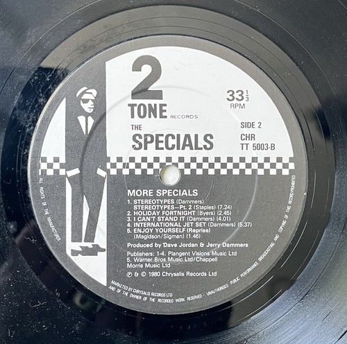 Vinyl LP: The Specials: More Specials: 2 Tone: CHRTT5003 - Picture 4 of 4