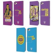 OFFICIAL WWE RAZOR RAMON LEATHER BOOK WALLET CASE COVER FOR APPLE iPOD TOUCH MP3