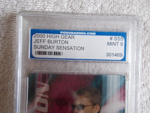 Press Pass: NASCAR High Gear Wheels 2000 "JEFF BURTON" #SS5 Trading Card PGS9 - Picture 2 of 4