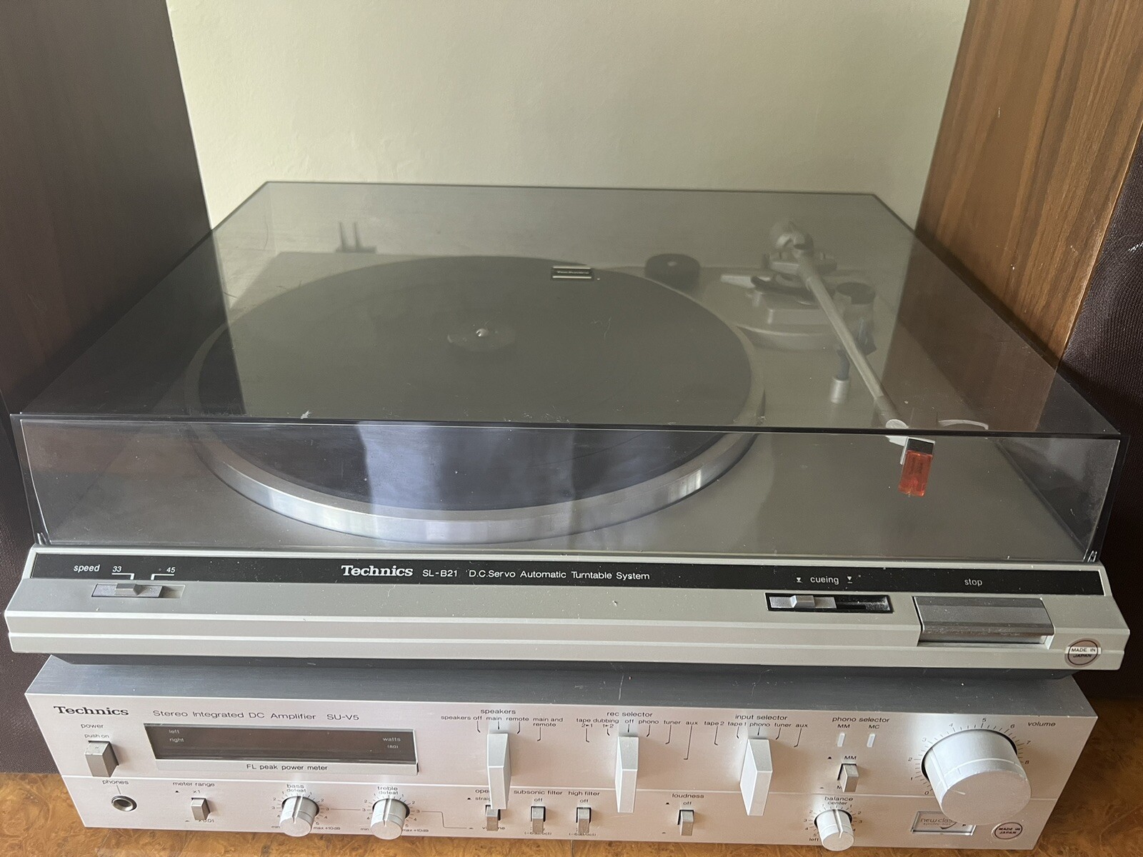 Technics Stereo Turntable Amplifier and B&W Speakers eBay