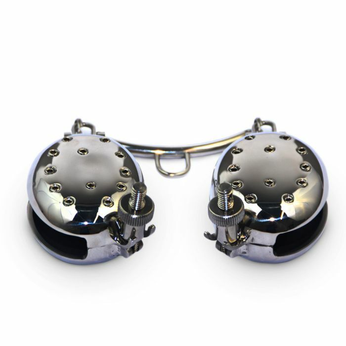 Stainless Steel Spiked Cbt Ball Stretcher And Crusher - The Haus