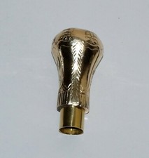Designer Vintage Style Brass Knob Head Handle FOR Cane Walking Stick HANDLE Only