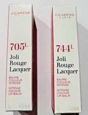 Clarins Joli Rouge Lacquer Lip Balm Full Size NIB