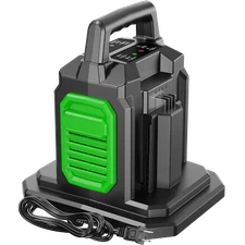 CH2800D Dual Port Fast Charger for EGO Power+ 56V Battery BA2800T BA4200T BA1400