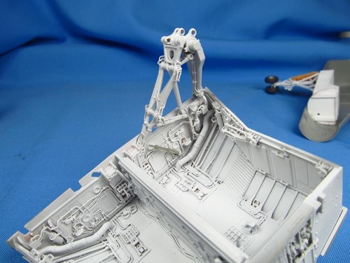 Engranajes de aterrizaje B-1B Lancer, bahías de ruedas, ruedas 1:48 para kit de modelo de avión Revell - Imagen 13 de 21