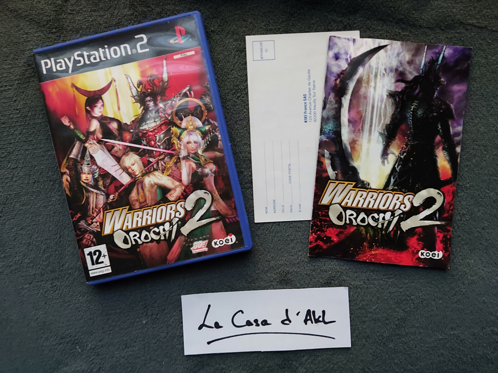 Warriors of Orochi 2 complet sur Playstation 2 - PS2 FR TTBE