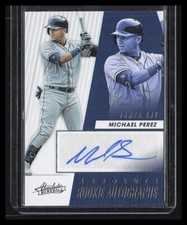 MICHAEL PEREZ 2019 Chronicles Absolute Baseball Autographs: Tampa Bay Rays