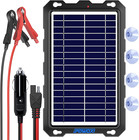 Cargador Solar Panel Solar Portatil Mantenimiento Coche Moto Barco RV Remolque