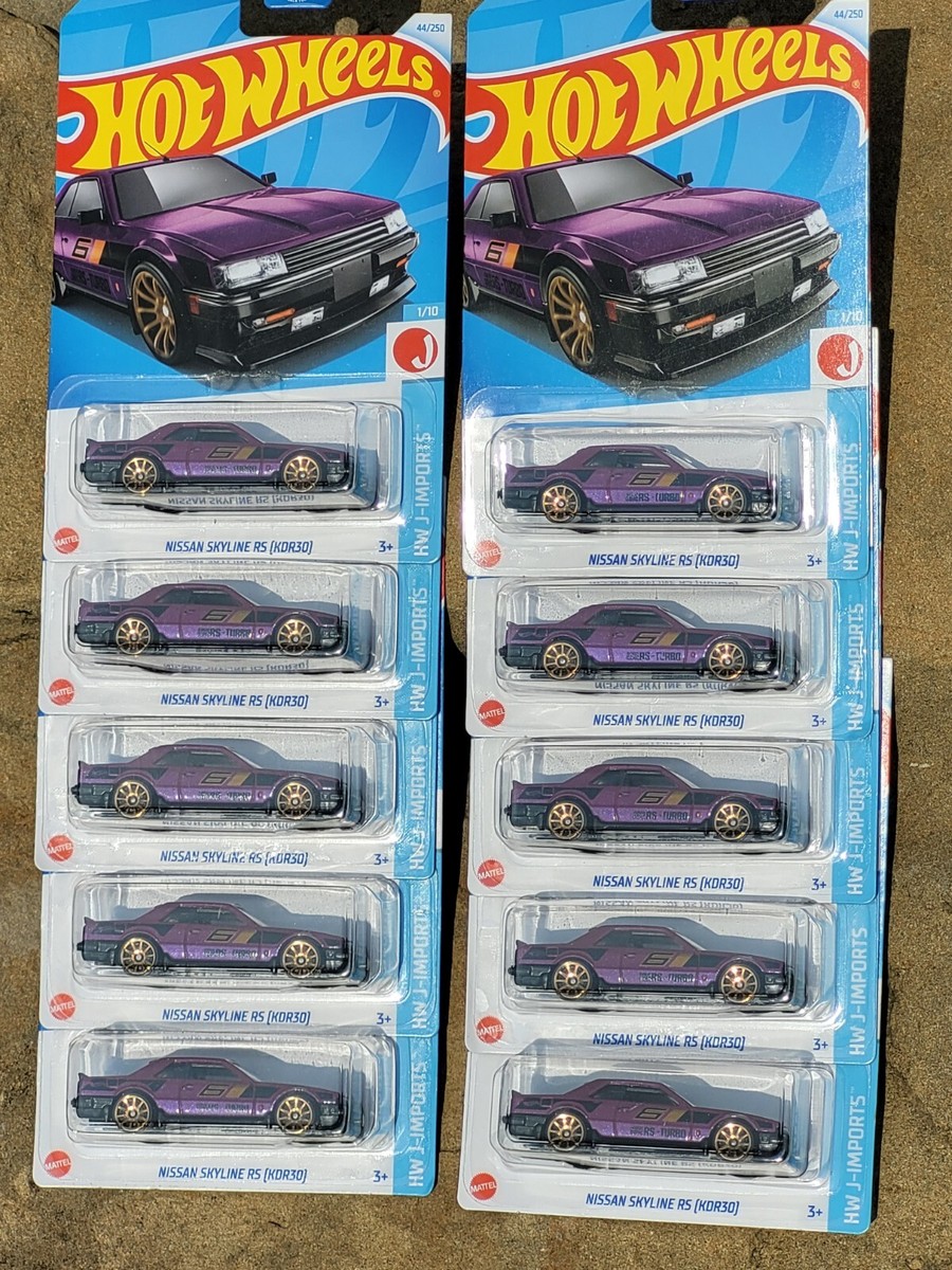 2024 Hot Wheels Nissan Skyline RS (KDR30) Lot Of 10 Purple W/ Gold