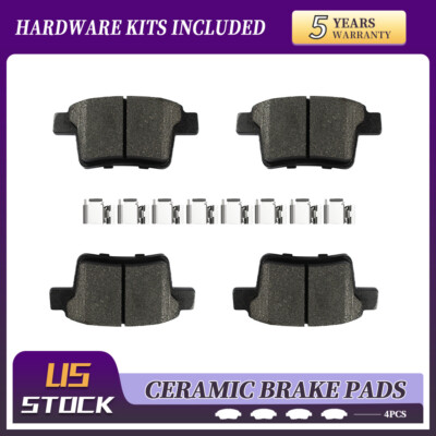 Rear Ceramic Brake Pads Set For 2005-2009 Five Hundred Freestyle Mercury Jaguar