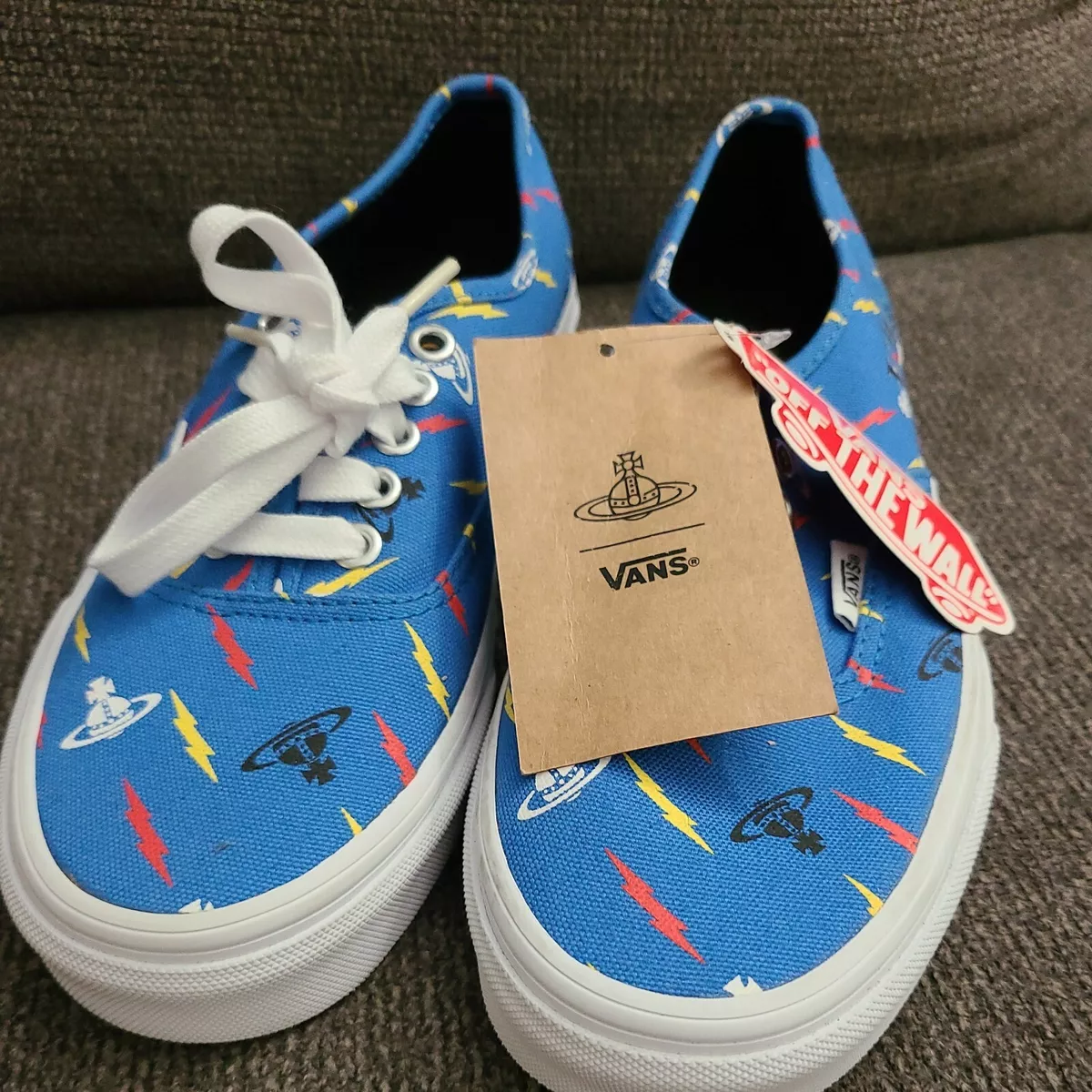 Vivienne Westwood Vans Authentic Women s 8 Blue Orbs Anglomania