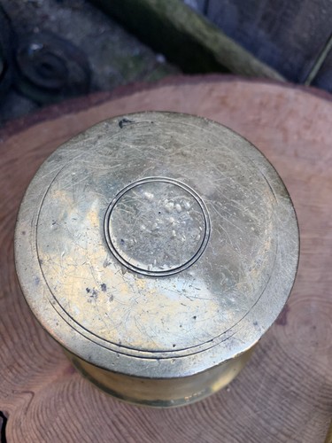 Antique Victorian Pestle & mortar brass apothecary chemist kitchen herb spices - Picture 8 of 8