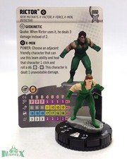 Heroclix Deadpool Weapon X set Rictor 009 Common figure w/card