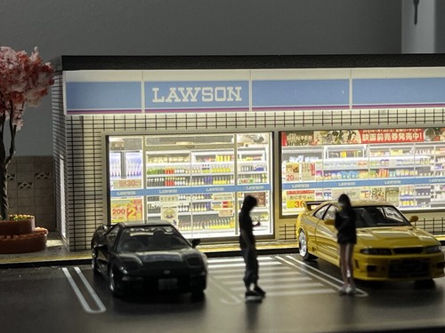 1/64 Diorama Diecast Garage Model LED Parking Lot Scene Display Model AU Stock - Picture 87 of 191