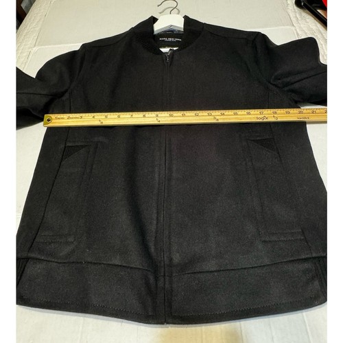 Andrew Marc Men's Jacket Dressy Bomber Style Black Size Small - Picture 8 of 12
