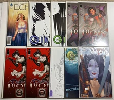 Indy 10 Book Lot Morning Glories 1 Echo Dark Ivory Shi Lady Death Girls Linsner