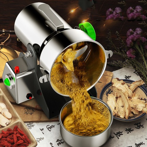 Macinacaffè Elettrico 220V Macina Erbe Grani Mulino Cereali Farina - Foto 19 di 30