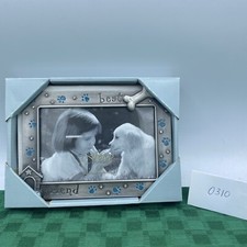 Fetco Home Decor Pewter Picture Frame Best Friend Pet for 4" x 6" Photo
