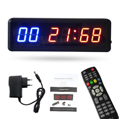 Gym Timer Stoppuhr mit Remote Countdown / Up  für Home Gym Fitness W2N0