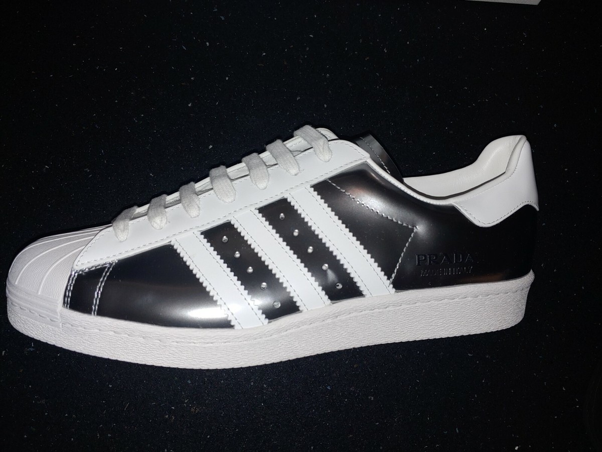 Prada Adidas Superstar Silver FX4546/Deadstock-Size 12 from Adidas 