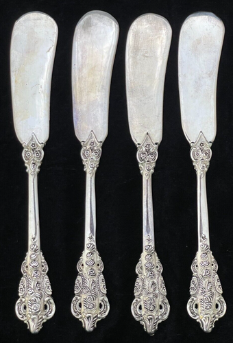 Vintage Wallace Silversmith Butter Knife Set of 4 - Picture 2 of 4