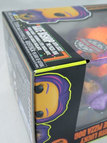 Marvel Funko Pop - Kate Bishop with Lucky the Pizza Dog (Black Light) - No. 1212 - Picture 13 of 14