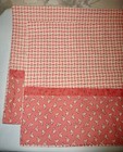 Vintage Pair Pink Standard Pillow Cases With Cute Puppy Dogs With One Black Eye