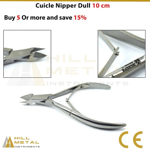 Manicure Pedicure Fingernail Cuticle Nipper Cutter Hangnails Remover Trimmer - Picture 8 of 8